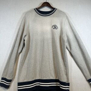 American Eagle Mens Sweatshirt Pullover Gray Size LT